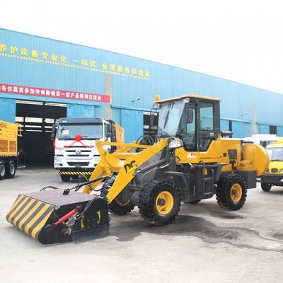 Road Brush Sweeper Road Sweeper Tractor Street Cleaning Vehicle For Road Maintenance